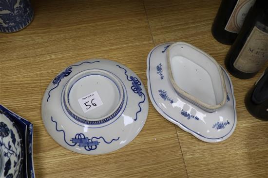 A collection of Chinese blue and white ceramics